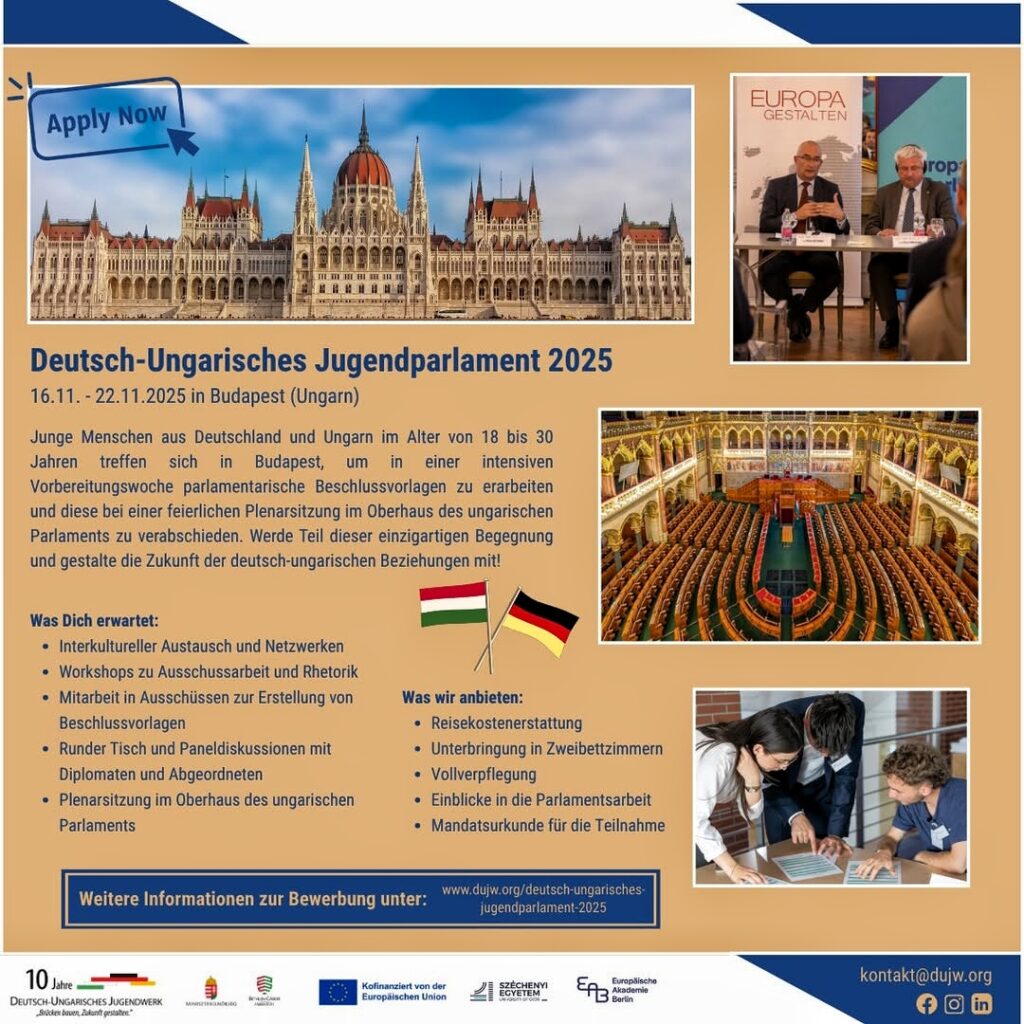 Deutsch-Ungarisches Jugendparlament 2025