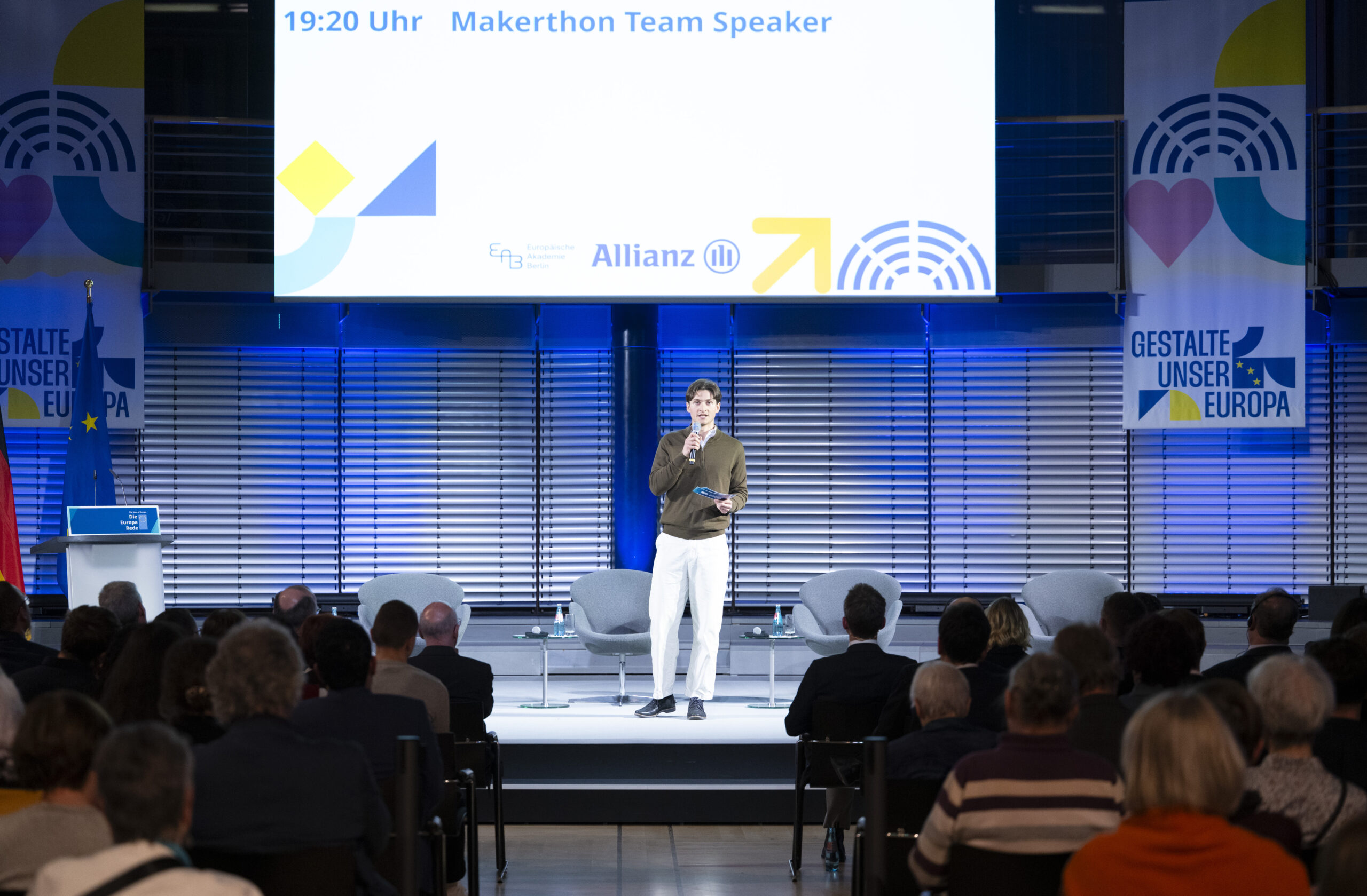 Berlin, 10.11.2025: Europa-Rede von Manfred Weber, Partei- und Fraktionsvorsitzender der Europäischen Volkspartei (EVP) im Allianz Forum. Foto: KAS/Jens Jeske