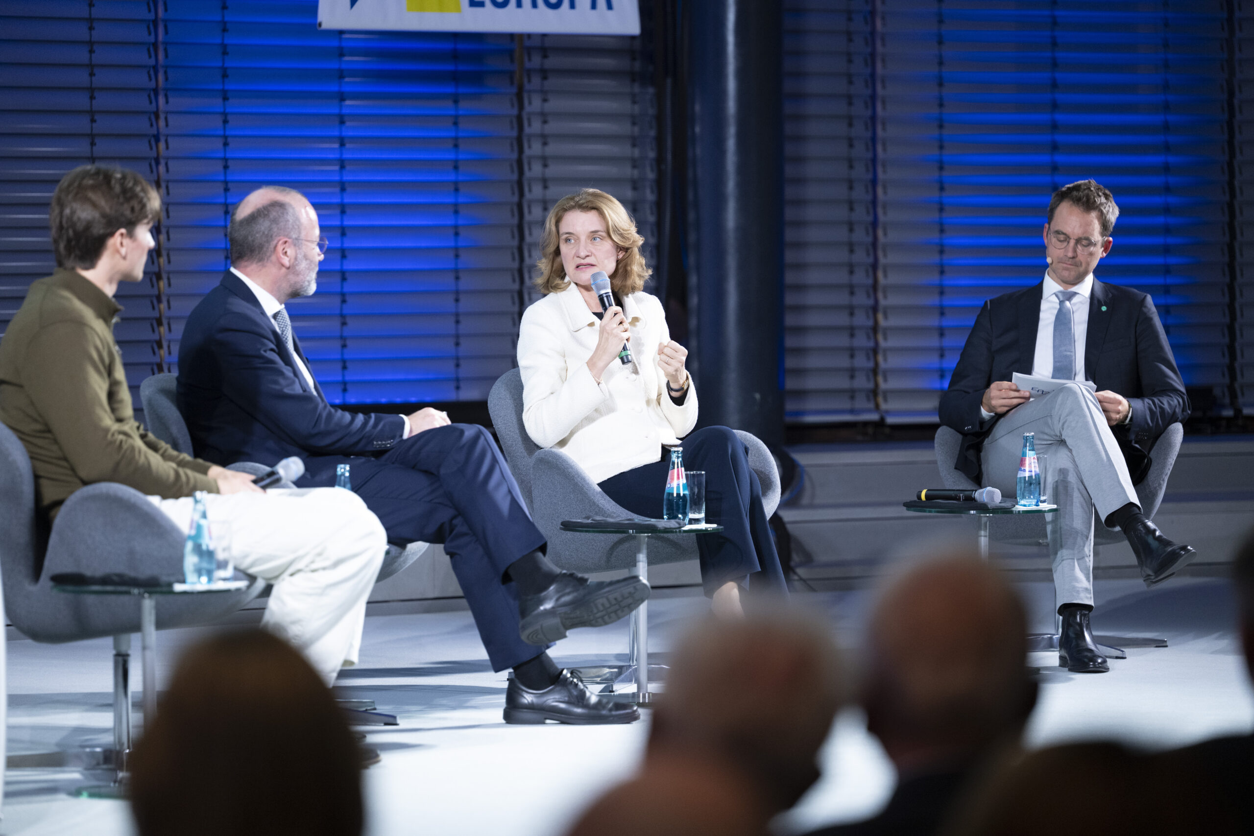 Berlin, 10.11.2025: Europa-Rede von Manfred Weber, Partei- und Fraktionsvorsitzender der Europäischen Volkspartei (EVP) im Allianz Forum. Foto: KAS/Jens Jeske