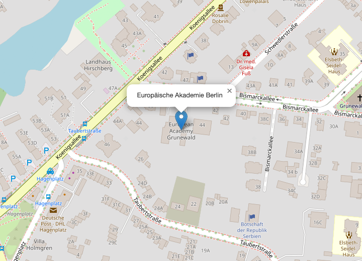 Adresse Bismarckallee 46/48 14193 Berlin